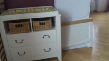 kubik gəncə: Oğlan və qız üçün, İşlənmiş, Beşik, Komod — 2