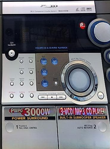 samsung a43: Samsung MAX-VS730 mini-komponent audio sistemi - 3 diskli — 2