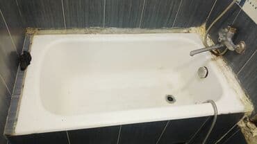 Pəncərələr: 120x70sm çuqun vanna – klassik düzbucaqlı model - Material: çuqun — 1