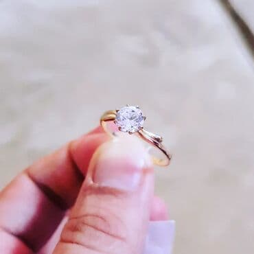 qızıl üzüklər qiymətləri 2022: Nişan, Üzük, Sarı qızıl, 585 Əyar — 3