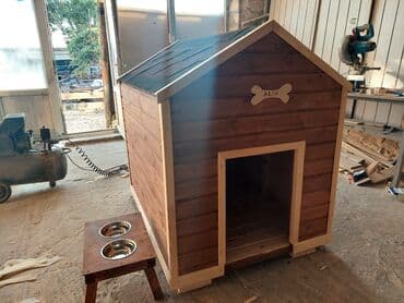 вольер для собак: Tam keyfiyyətli, çöl şəraitinə uyğun it yuvası. sifariş qəbul olunur — 1