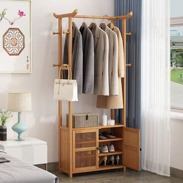 kimyevi temizleme: Asılqan Qarderob Ölçü: 52x29x180sm Ayaqqabı, paltar, çanta, papaq — 1