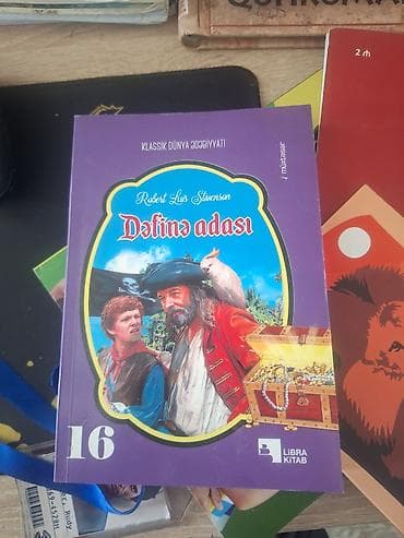 Bədii ədəbiyyat: Məhsul: Kitab – “Dəfinə adası” (Robert Luis Stivenson) Nəşr: Libra — 1