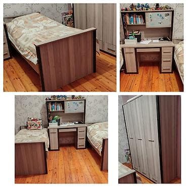 Oğlan və qız üçün, Yazı masası, Dolab, Tumba