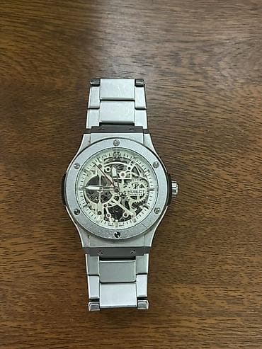 saat gence: Qol saatı, Hublot, rəng - Gümüşü — 4