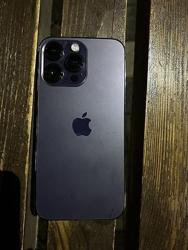 iphone 15 pro max nece manatdir: IPhone 14 Pro Max, 128 GB, Deep Purple, Face ID — 6