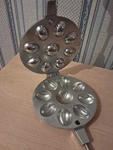 palet soba: Şirniyyat qəlibləri, rəng - Gümüşü, Metal, Fiqur, 9 — 2