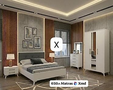 tumbocka: Yataq otağı mebel dəsti Komplektin tərkibi: - Çarpayı (matras — 1