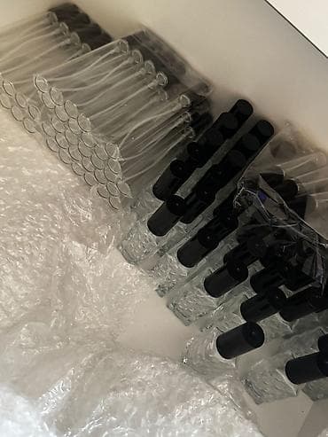 sef qaplar: 1 ədəd 25 qəpik 10 ml ölçü ətir qablari satilir, yenidir 40 ədəd — 6