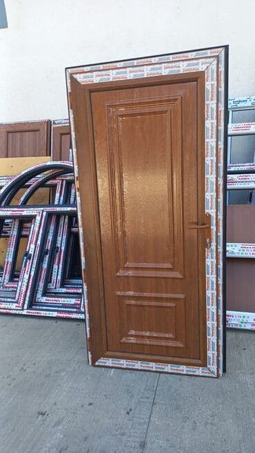 qapı ev ucun: Tualet üçün İşlənmiş Plastik qapı 80x205 sm Zamok ilə, Zəmanətsiz, Ödənişli quraşdırma, Ödənişli çatdırılma, Rayonlara çatdırılma — 5