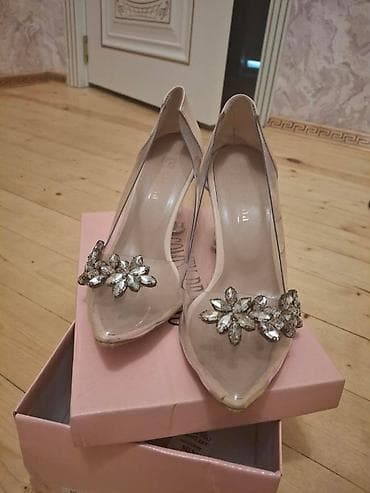 Tuflilər, FLO, Ölçü: 38, rəng - Bej, İşlənmiş