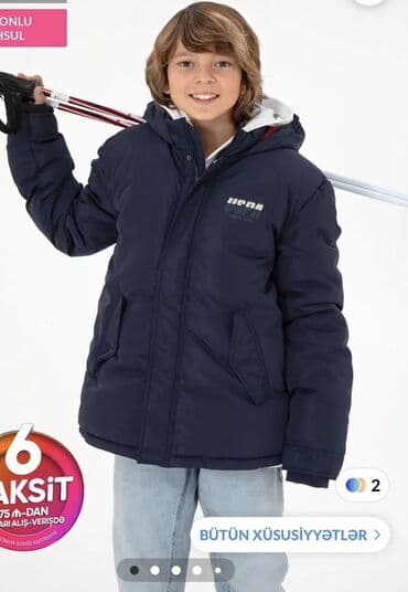 Uşaq geyimi və ayaqqabıları: Yeni U.S. Polo Assn. oğlan uşaq qış kurtkası - Brend: U.S. Polo Assn — 2