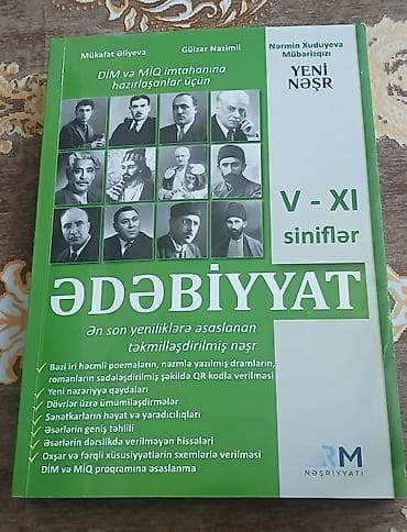 Məhsul: “Ədəbiyyat” hazırlıq vəsaiti (V–XI siniflər üçün) Müəlliflər — 1