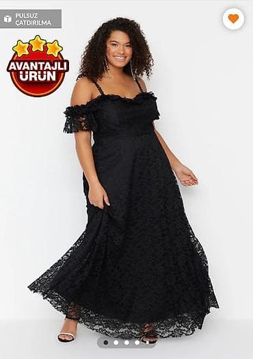 nisan xonca: Ziyafət donu, Maksi, Trendyolmilla, 3XL — 3