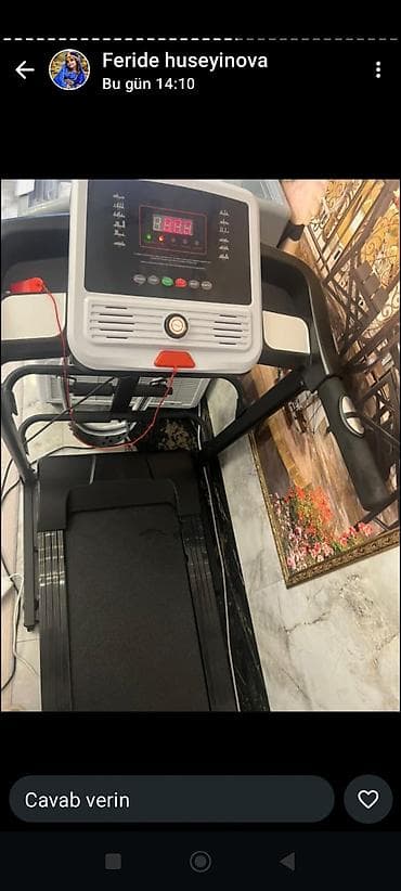 Elektrik qaçış trenajoru 120 çəki elə veziyetde tecılı satılır -