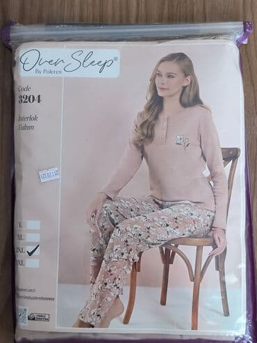 Qadın ayaqqabıları: Qadın pijama dəstləri – 100% pambıq 1) Over Sleep by Poleren – — 4