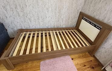 İşlənmiş, Təknəfərlik çarpayı, Bazasız, Matras ilə, Siyirməsiz — 4