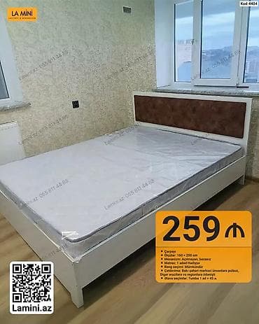 La Mini çarpayı – Kod: 4404 - Ölçülər: 160 x 200 sm - Mexanizm lalafo.az -da La Mini çarpayı – Kod: 4404 - Ölçülər: 160 x 200 sm - Mexanizm