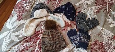 qulaqlı papaqlar: Qış aksesuarları dəsti.20 man - 2 ədəd papaq: - Qulaqlı, qalın içliyi — 2