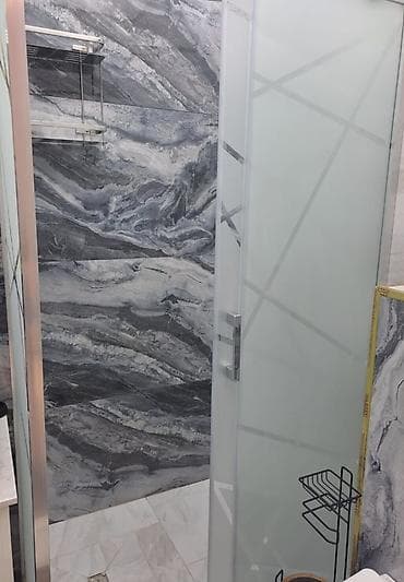 Peyk antenalarının quraşdırılması: Mərmər effektli interyer dizaynı və tam təmir xidməti - Hamam və — 2