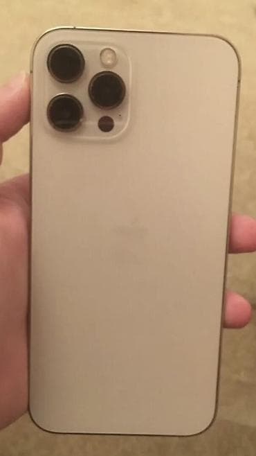 iphone 14 pro max barter: IPhone 12 Pro Max, 128 GB, Matte Gold, Barmaq izi, Simsiz şarj, Face ID — 1