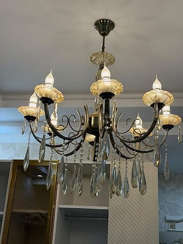 lan: Çılçıraq, 8 lampa, Metal — 1