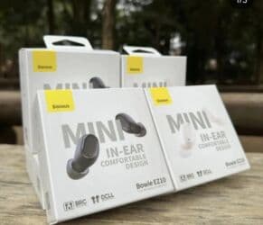 Minidisk və disk pleyerlər: Yeni Simsiz (Bluetooth) Qulaqcıqlar, Baseus, rəng - Qara — 4