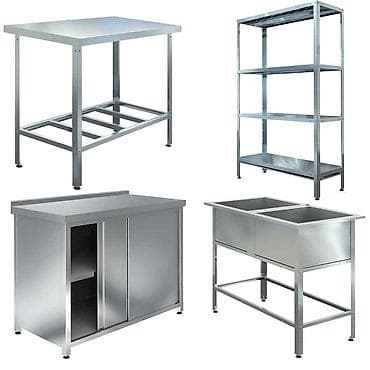 бак нержавейка: Peşəkar mətbəx üçün paslanmayan poladdan (AISI 304) avadanlıq dəsti — 1