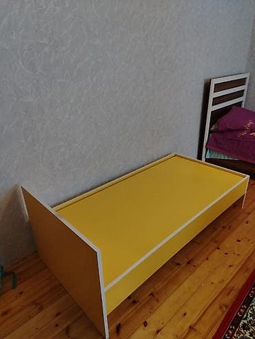 dəmir kravat: Təknəfərlik çarpayı, Bazasız, Matrassız, Siyirməsiz — 2