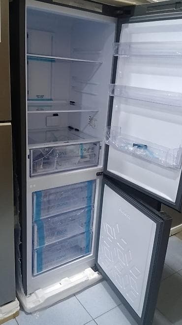 biryusa dondurucu: 2 qapılı Bompani Soyuducu Satılır, rəng - Boz — 2