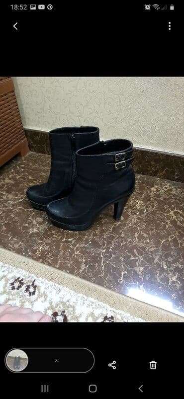 Ölçü: 39, rəng - Qara, İşlənmiş