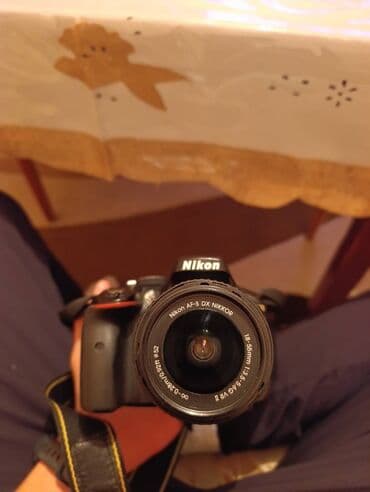 ikinci əl tikiş maşını: "Nikon D5300" Qəbələ və Ətrafı üçün Fotoaparat Satışı. Qiymət 350-dır — 5