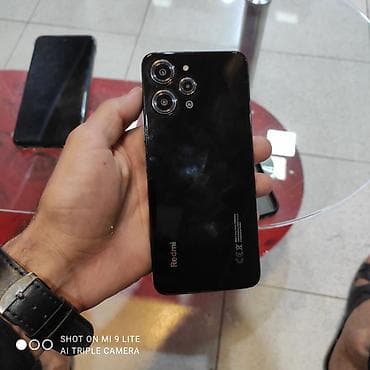 ikinci el samavar: Redmi 12, 256 GB, rəng - Qara, Barmaq izi — 3