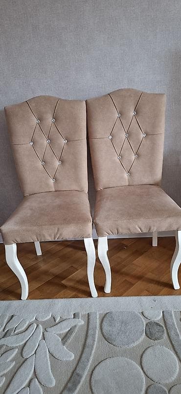 Qonaq otağı üçün, Qatlanmayan, rəng - Bej Stul