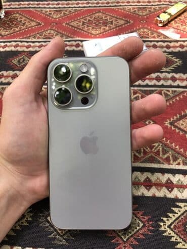 macbook pro baku: IPhone 15 Pro, 128 ГБ, Natural Titanium, Отпечаток пальца, Face ID, Рассрочка — 5