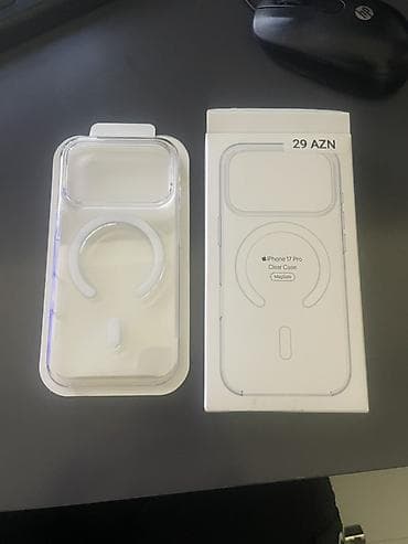 Məhsul: iPhone 17 Pro üçün şəffaf MagSafe keysi Xüsusiyyətlər: -