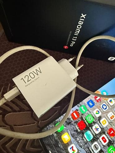 mac pro: Xiaomi 13 Pro, rəng - Qara, 
 Simsiz şarj — 2