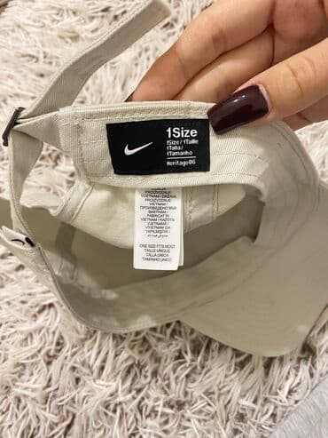 женские шерстяные шарфы: Кепка Nike, новая — 2