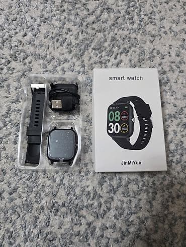 Zərgərlik əşyaları: Smart saat, Sensor ekran, rəng - Qara — 1