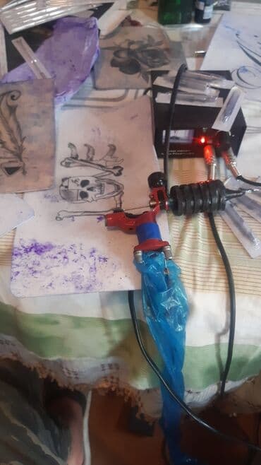 Digər gözəllik və estetika cihazları: Döymə avadanlıqları dəsti - Professional tattoo avadanlıqları: “Old — 5