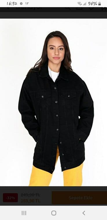 i̇şgüzar kişi gödəkçəsi: Trendyoldan alinib. DENIM RESPUBLIC MARKASI Razmer S .oversize — 2