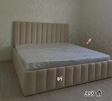 İkinəfərlik çarpayı, Bazalı, Matras ilə, Siyirməsiz — 1