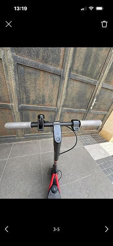 kugo m4 pro max: Ninebot elektrik skuter - Rəng: qara-gövdə, qırmızı çərçivə vurğuları — 3