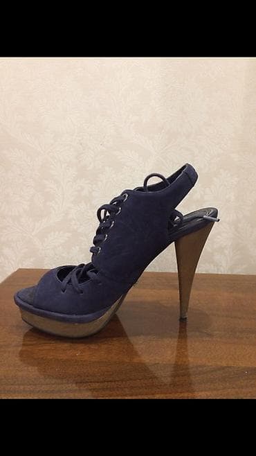 sendel: Zara, Ölçü: 35, rəng - Göy, İşlənmiş — 4