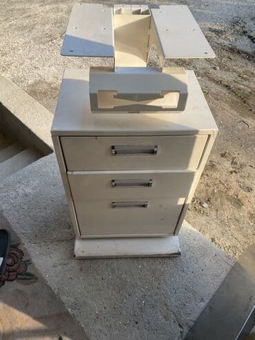 islenmis qapi pencere: Metal ofis dolabı – 3 çekmecəli, üst hissədə modul saxlayıcı - — 3