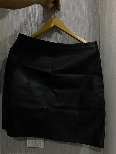 geyim qadin: Mini Ətək, Vero Moda, Dəri, L — 2