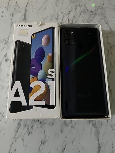 samsung galaxy a21s: Samsung Galaxy A21S, 32 GB, rəng - Qara, Barmaq izi, İki sim kartlı — 2