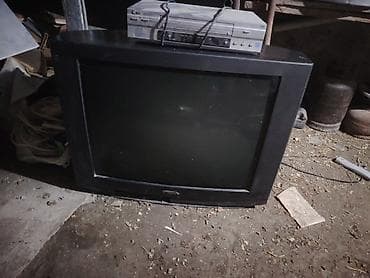 kaset: Salamatdir işlekdir her ikisi satilir Klassik kineskop televiziya + — 1