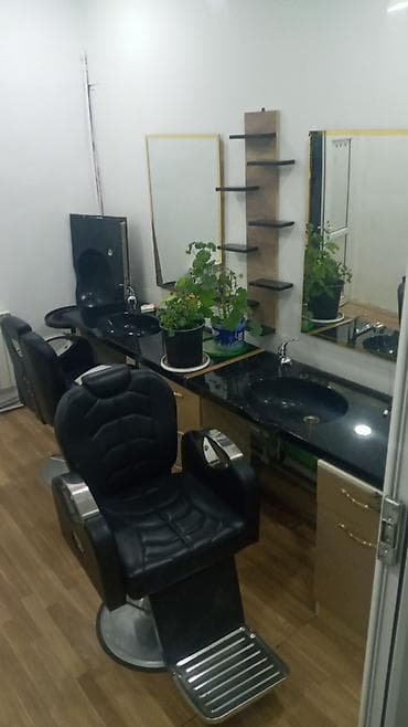 berber salon mebeli: Kişi salonu üçün tam təchizatlı bərbər mebelləri və avadanlıqları - 3 — 2