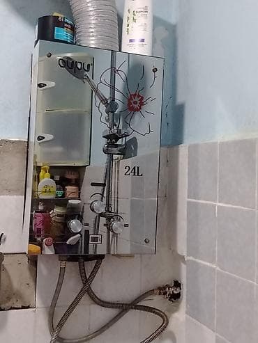 isidiciler: Qazla işləyən su qızdırıcısı – 24L tutum. İslekdi batareya taxilmalidi — 1